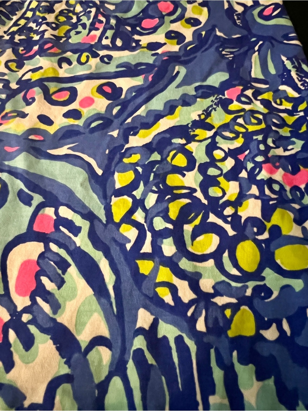Lilly Pulitzer Amina V-neck Blue Multi Paisley Print Sleeveless Dress Size Small - Picture 7 of 13